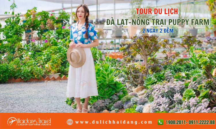 Tour du lịch Đà Lạt Nông Trại Puppy Farm 2 ngày 2 đêm 