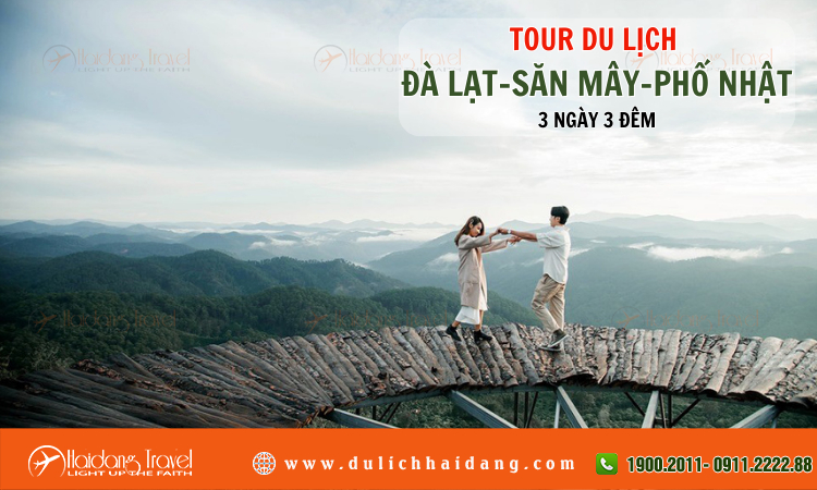 Tour du lịch Đà Lạt Săn Mây Phố Nhật 3 ngày 3 đêm 