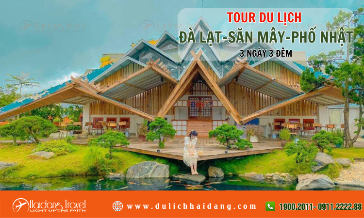 Tour du lịch Đà Lạt Săn Mây Phố Nhật 3 ngày 3 đêm 