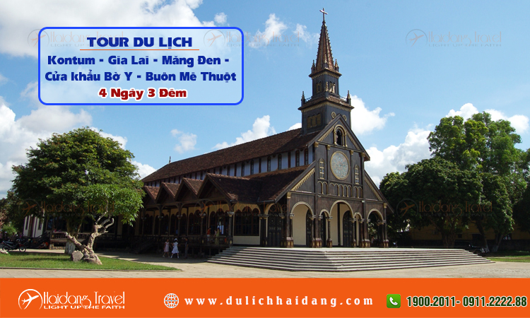 Tour du lịch Kontum Gia Lai Buôn Mê Thuột 4 ngày 3 đêm