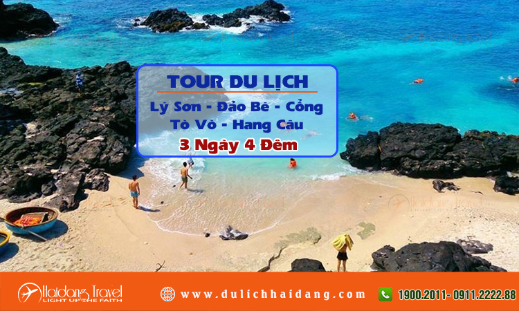 Tour du lịch Lý Sơn Đảo Bé 3 ngày 4 đêm 