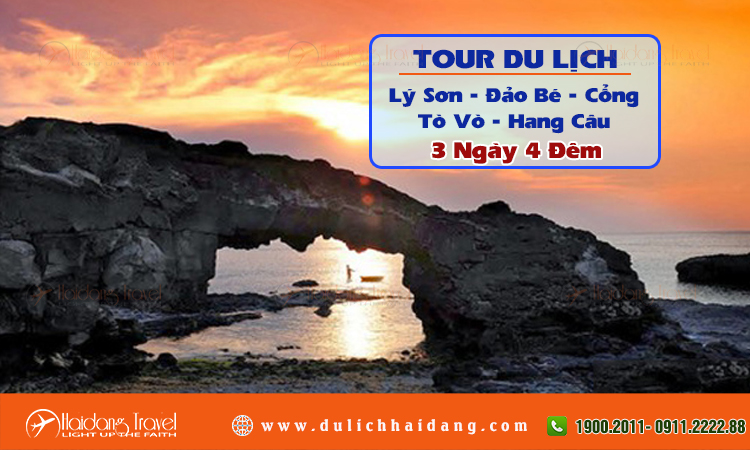 Tour du lịch Lý Sơn Đảo Bé 3 ngày 4 đêm 