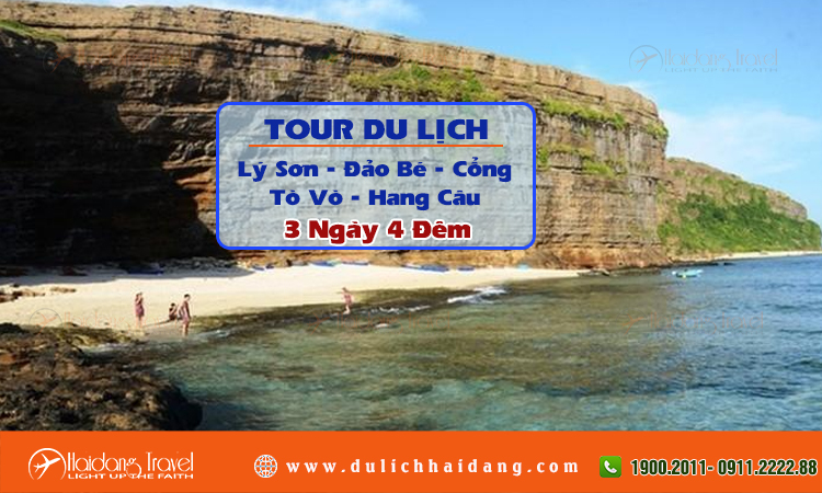 Tour du lịch Lý Sơn Đảo Bé 3 ngày 4 đêm 