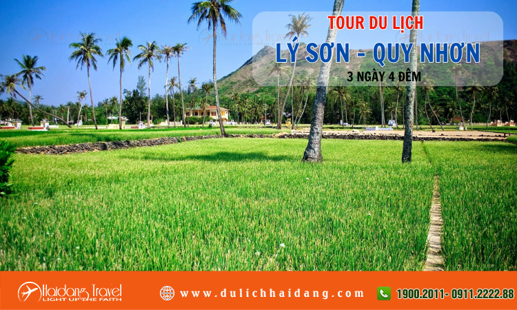Tour du lịch Lý Sơn Quy Nhơn 3 ngày 4 đêm 
