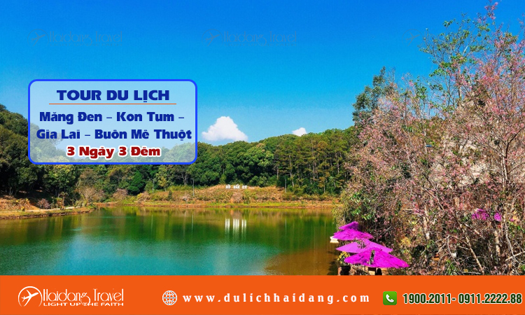 Tour Măng Đen Kon Tum Gia Lai Buôn Mê Thuột 3 ngày 3 đêm