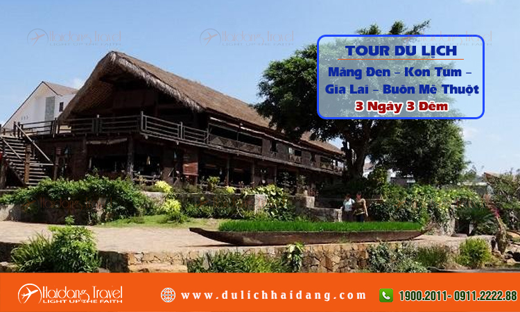 Tour Măng Đen Kon Tum Gia Lai Buôn Mê Thuột 3 ngày 3 đêm