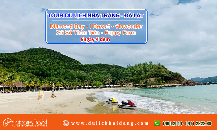 Tour du lịch Nha Trang Đà Lạt 5 ngày 4 đêm