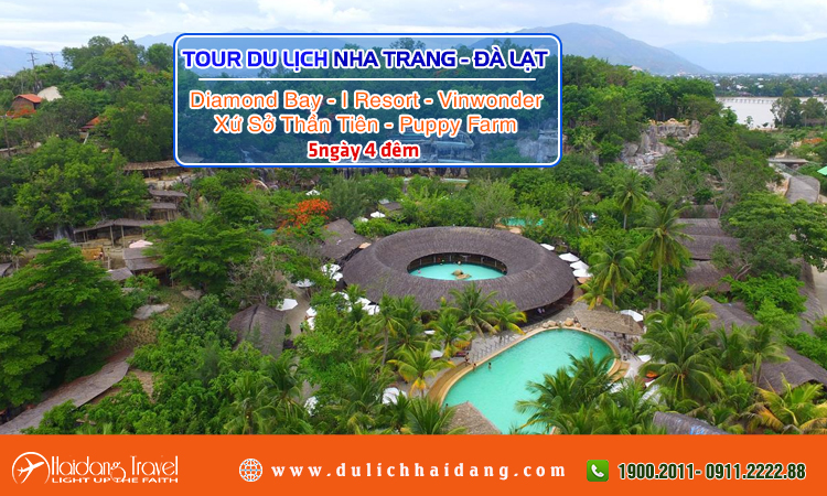 Tour du lịch Nha Trang Đà Lạt 5 ngày 4 đêm