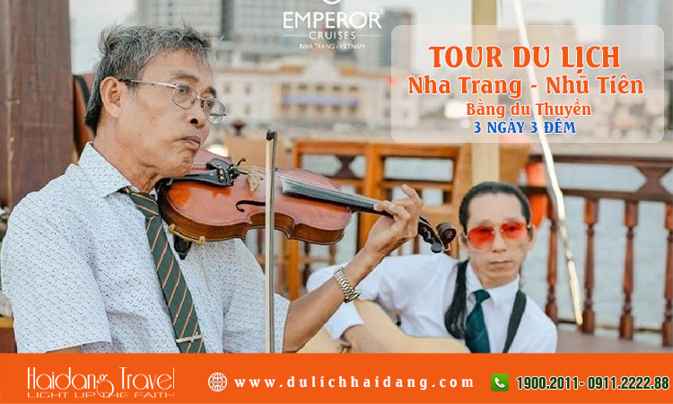 Tour du lịch Nha Trang Nhũ Tiên bằng du thuyền 3 ngày 3 đêm