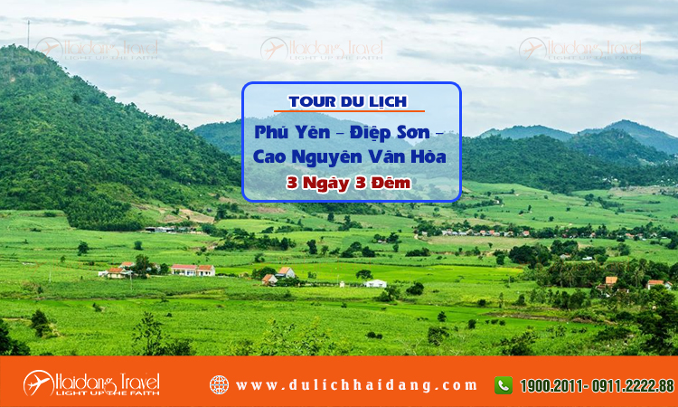 Tour Phú Yên  Điệp Sơn Cao Nguyên Vân Hòa 3 ngày 3 đêm