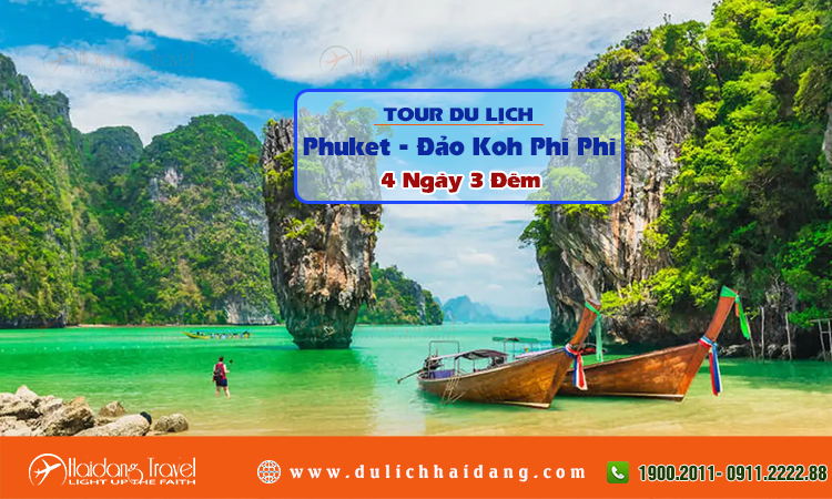 Tour du lịch Phuket - Đảo Phi Phi 4 ngày 3 đêm