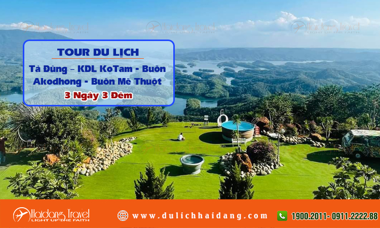 Tour du lịch Tà Đùng Buôn Mê Thuột 3 ngày 3 đêm
