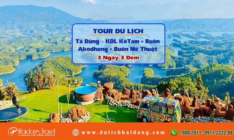 Tour du lịch Tà Đùng Buôn Mê Thuột 3 ngày 3 đêm
