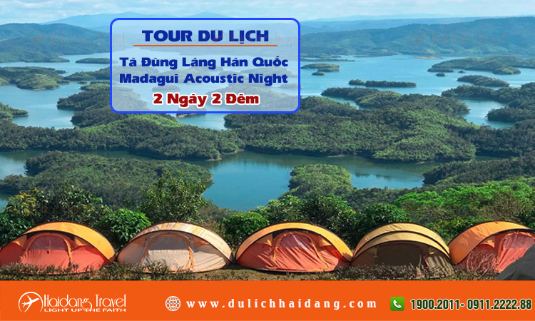 Tour du lịch Tà Đùng Làng Hàn Quốc Madagui 2 ngày 2 đêm