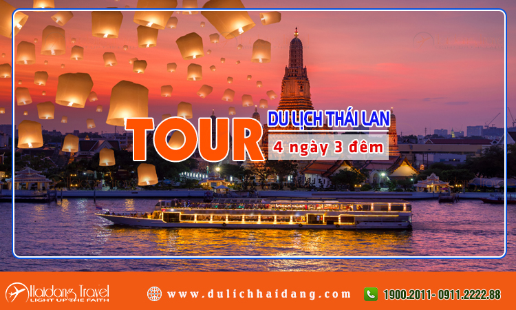Tour Thái Lan 4 ngày 3 đêm