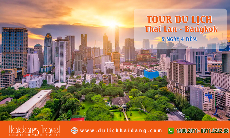Tour du lịch Thái Lan Bangkok Pattaya 5 ngày 4 đêm