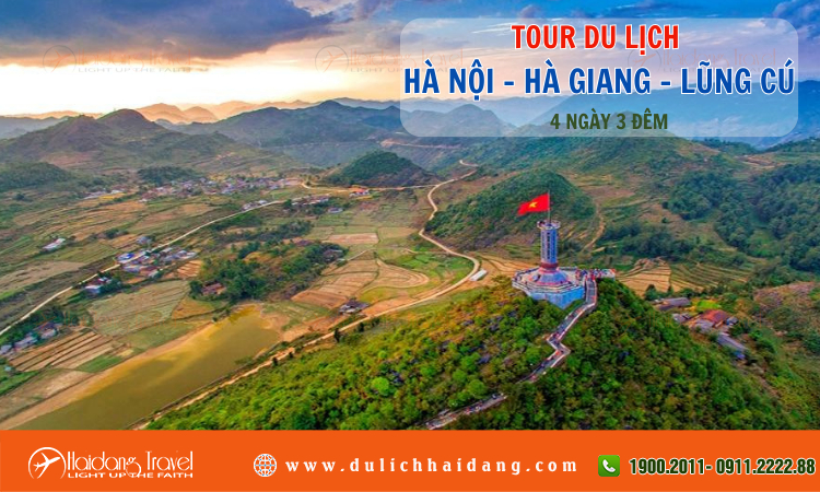 Tour du lịch Hà Nội Hà Giang Lũng Cú 4 ngày 3 đêm 