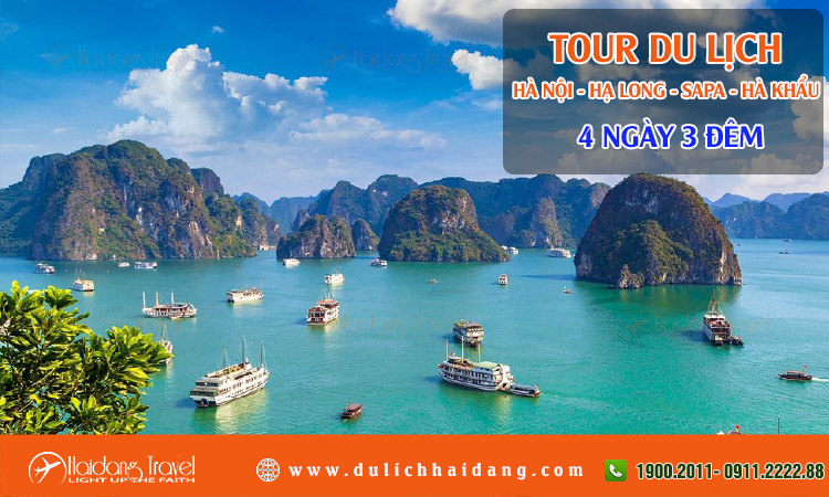 Tour Hà Nội Hạ Long Sapa Hà Khẩu Trung Quốc 4 ngày 3 đêm