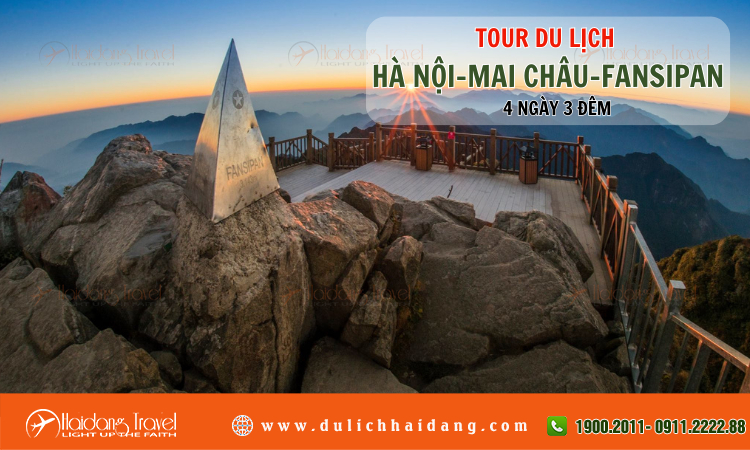 Tour Hà Nội Mai Châu Fansipan 4 ngày 3 đêm 