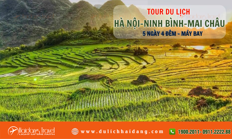 Tour Hà Nội Ninh Bình Mai Châu 5 ngày 4 đêm