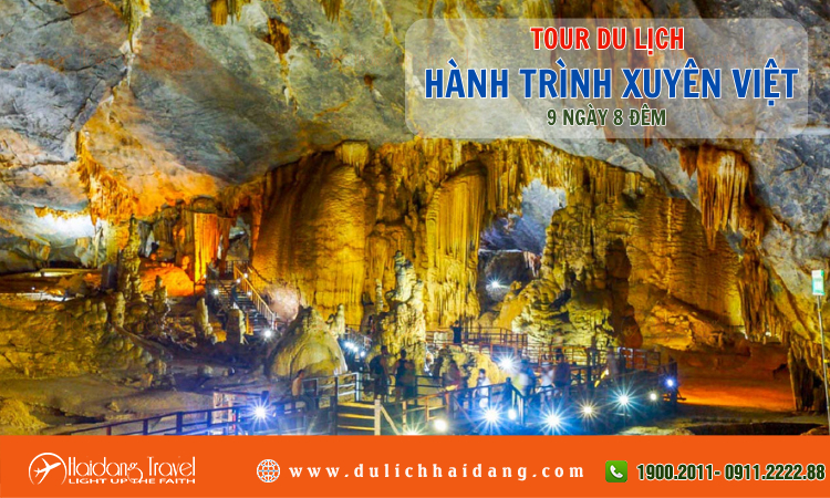 Tour du lịch Xuyên Việt 9 ngày 8 đêm 