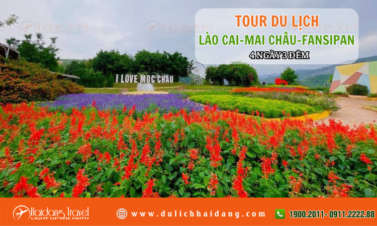 Tour Lào Cai – Mai Châu – Fansipan 4 ngày 3 đêm
