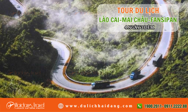 Tour Lào Cai – Mai Châu – Fansipan 4 ngày 3 đêm