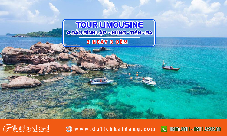 Tour 4 Đảo Bình Lập Bình Hưng Bình Tiên Bình Ba 3 ngày 3 đêm