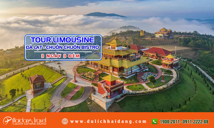 Tour Limousine Đà Lạt Chuồn Chuồn Bistro 3 ngày 3 đêm