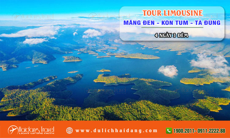 Tour limousine Măng Đen Kon Tum Tà Đùng 4 ngày 3 đêm