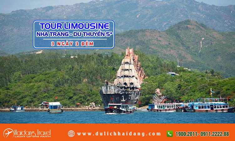 Tour Limousine Nha Trang du ngoạn đảo Du thuyền 5 sao 3 ngày 3 đêm