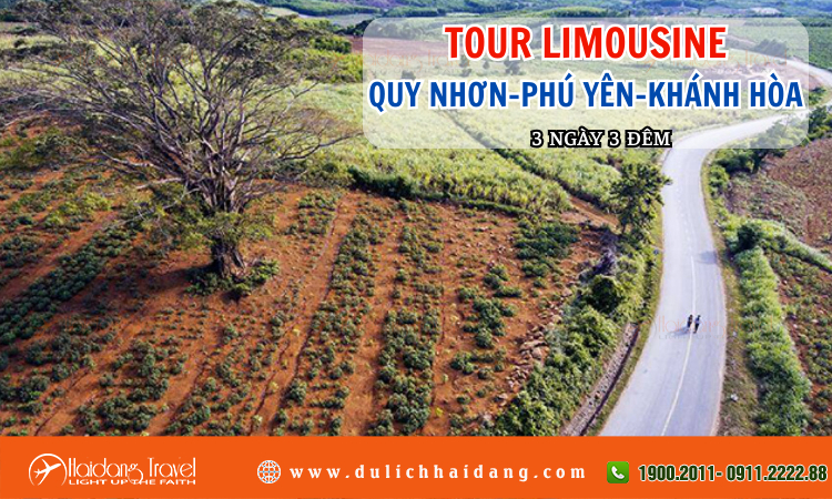Tour Limousine Quy Nhơn Phú Yên Khánh Hòa 3 ngày 3 đêm