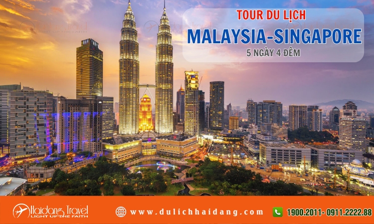 Tour du lịch Malaysia Singapore 5 ngày 4 đêm