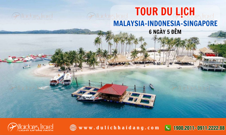 Tour du lịch Malaysia Indonesia Singapore 6 ngày 5 đêm