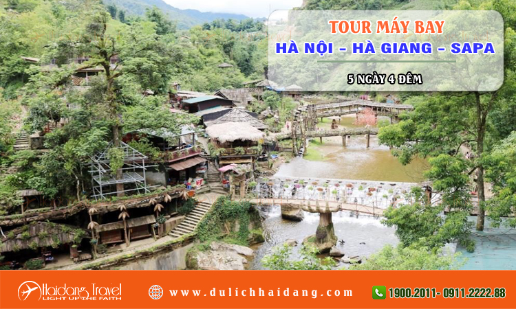 Tour máy bay Hà Nội Hà Giang Sapa 5 ngày 4 đêm
