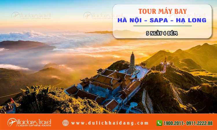 Tour máy bay Hà Nội Sapa Hạ Long 5 ngày 4 đêm
