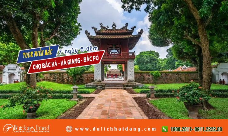 Tour miền bắc chợ Bắc Hà Hà Giang Bắc Pó 7 ngày 6 đêm