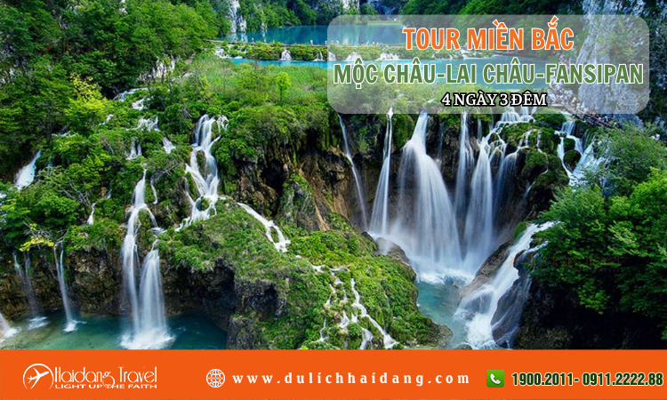 Tour Miền Bắc Mộc Châu Lai Châu Fansipan 4 ngày 3 đêm