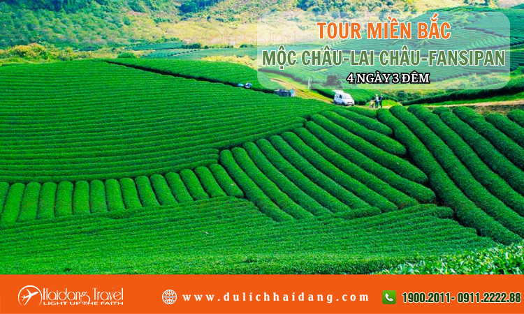 Tour Miền Bắc Mộc Châu Lai Châu Fansipan 4 ngày 3 đêm
