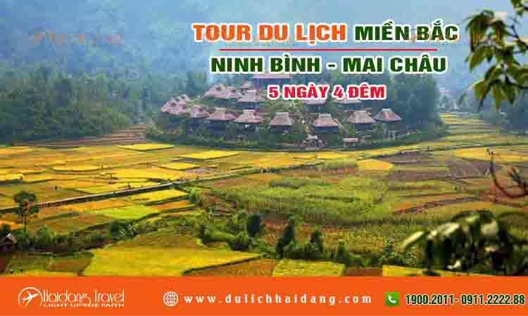 Tour miền bắc Ninh Bình Pù Luồng Mai Châu 5 ngày 4 đêm