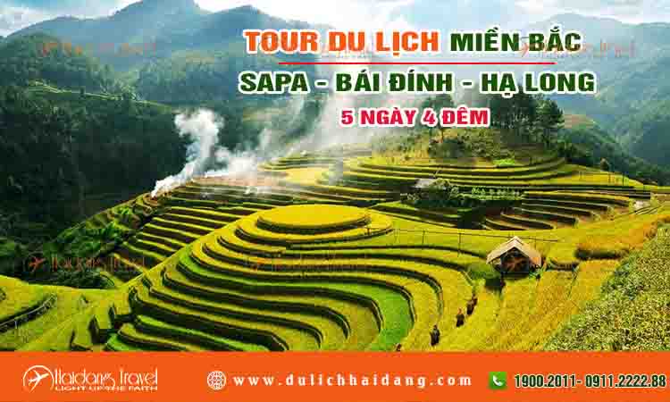 Tour miền Bắc SaPa Bái Đính Hạ Long 5 ngày 4 đêm 