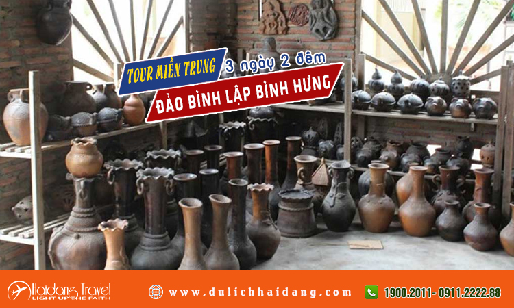 Tour Miền Trung 2 Đảo Bình Lập Bình Hưng 3 ngày 2 đêm