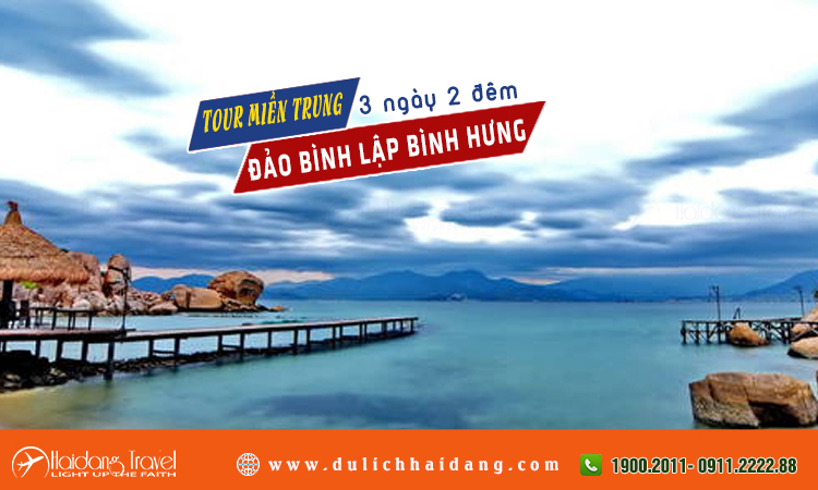 Tour Miền Trung 2 Đảo Bình Lập Bình Hưng 3 ngày 2 đêm