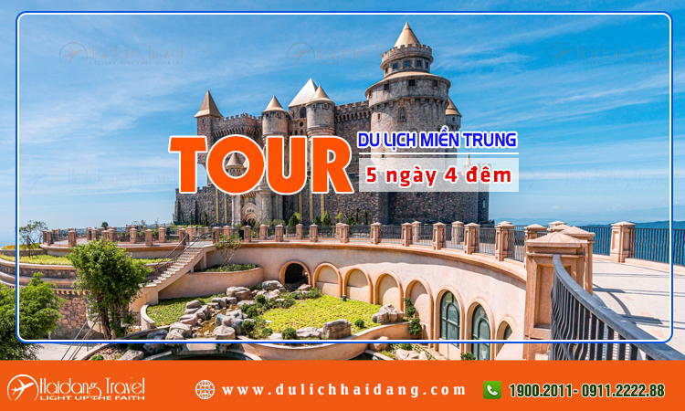 Tour miền trung 5 ngày 4 đêm