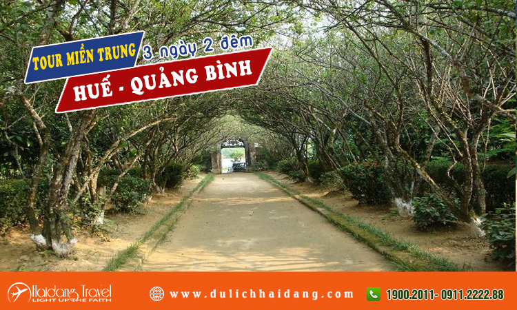 Tour Miền Trung Huế Quảng Bình 3 ngày 2 đêm