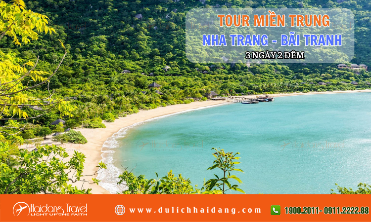 Tour Miền Trung Nha Trang Bãi Tranh 3 ngày 2 đêm