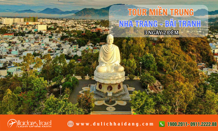Tour Miền Trung Nha Trang Bãi Tranh 3 ngày 2 đêm