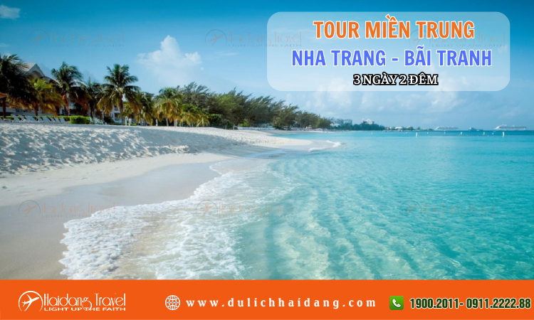 Tour Miền Trung Nha Trang Bãi Tranh 3 ngày 2 đêm