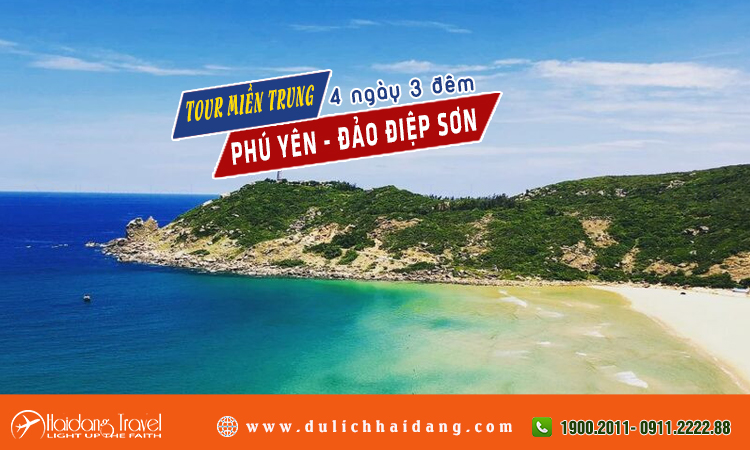 Tour miền trung phú yên đảo điệp sơn 4 ngày 3 đêm