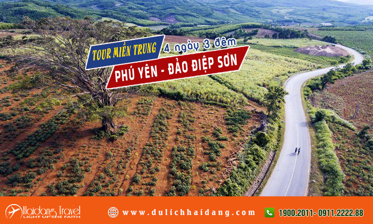 Tour miền trung phú yên đảo điệp sơn 4 ngày 3 đêm
